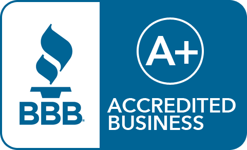 BBB Accredited Business A+ badge symbolizing quality and trust in plumbing services by Azerplumb in Cumming, GA.