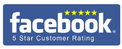 Facebook 5-star customer rating graphic, highlighting Azerplumb's commitment to exceptional plumbing services and customer satisfaction in Cumming, GA.